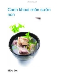 Canh khoai môn sườn non