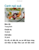 Canh ngũ quả