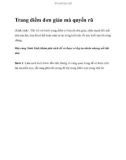 Trang điểm đơn giản quyến rũ