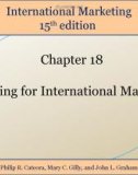 Lecture International marketing (15/e): Chapter 18 - Cateora, Gilly, Graham