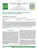 Futures trading, spot price volatility and structural breaks: Evidence from energy sector