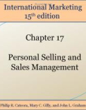 Lecture International marketing (15/e): Chapter 17 - Cateora, Gilly, Graham