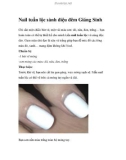 Nail tuần lộc sành điệu đêm Giáng Sinh