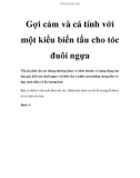 Gợi cảm và cá tính với một kiểu biến tấu cho tóc đuôi ngựa