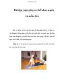 Bài tập yoga giúp cơ thể khỏe mạnh và mềm dẻo