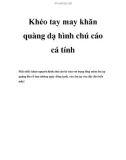 Khéo tay may khăn quàng dạ hình chú cáo cá tính