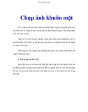 Chụp ảnh khuôn mặt