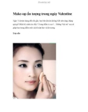 Make-up ấn tượng trong ngày Valentine