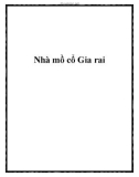 Nhà mồ cổ Gia rai