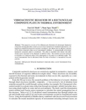 Vibroacoustic behavior of a rectangular composite plate in thermal environment