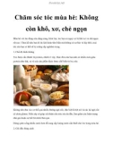 Chăm sóc tóc mùa hè: Không còn khô, xơ, chẻ ngọn