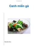 Canh miến gà