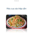 Riêu cua xào thập cẩm