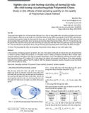 Nghiên cứu sự ảnh hưởng của tổng số lượng lấy mẫu đến chất lượng của phương pháp Polynomial Chaos
