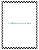 Loại bỏ mụn kinh niên