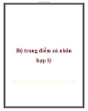 Bộ trang điểm cá nhân hợp lý