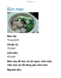 Bún mọc