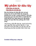 Mỹ phẩm từ dâu tây