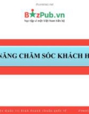 Bài giảng Kỹ năng chăm sóc khách hàng