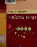 Phương trình và những câu chuyện lý thú: Phần 1