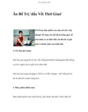 Ăn Để Trị 'dấu Vết Thời Gian