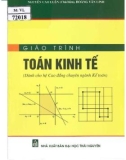 Giáo trình Toán kinh tế: Phần 1 (dành cho hệ Cao đẳng chuyên ngành Kế toán)