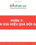 Bài giảng môn học Quản trị bán hàng: Phần 7