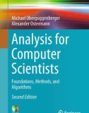 Ebook Analysis for computer scientists: Foundations, methods, and algorithms - Part 1