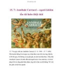 15. 7: Annibale Carracci – người khiêm tốn thì luôn thiệt thòi