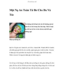 Mặt Nạ An Toàn Từ Bơ Cho Da Và Tóc