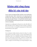 Khám phá công dụng diệu kỳ của trái táo