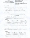 Đề thi học kì 1 môn Toán ứng dụng cơ khí năm 2020-2021 có đáp án - Trường ĐH Sư Phạm Kỹ Thuật TP.HCM
