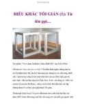 ĐIÊU KHẮC TỐI GIẢN (1): Từ tên gọi…