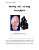 Thư pháp và hội họa Trung Quốc - Thưởng thức thư pháp Trung Quốc