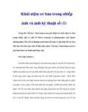 Khái niệm cơ bản trong nhiếp ảnh và ảnh kỹ thuật số (1)