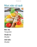 Mực xào củ quả