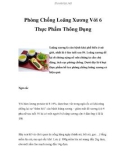 Phòng Chống Loãng Xương Với 6 Thực Phẩm Thông Dụng