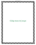 Giúp teen trị mụn