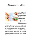 Dùng nước súc miệng