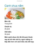 Canh chua nấm