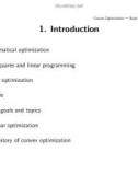 Lecture Convex optimization - Chapter: Introduction