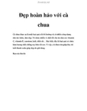 Đẹp hoàn hảo với cà chua