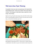 Nhớ nem chua Tạm Thương