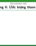 Bài giảng Xác suất thống kê và quy hoạch thực nghiệm: Chương 4 - Nguyễn Thị Thanh Hiền