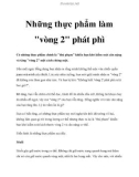 Những thực phẩm làm vòng 2 phát phì