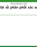 Bài giảng Xác suất thống kê và quy hoạch thực nghiệm: Chương 2.3 - Nguyễn Thị Thanh Hiền