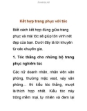 Kết hợp trang phục với tóc