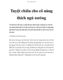 Tuyệt chiêu cho cô nàng thích ngủ nướng