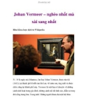 Johan Vermeer – nghèo nhất mà xài sang nhất