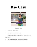 Họa sĩ Bảo Châu